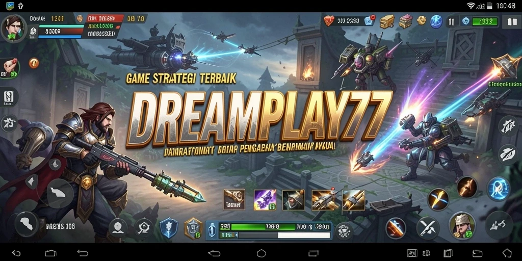 Gameplay interaktif dan menantang di DREAMPLAY77.