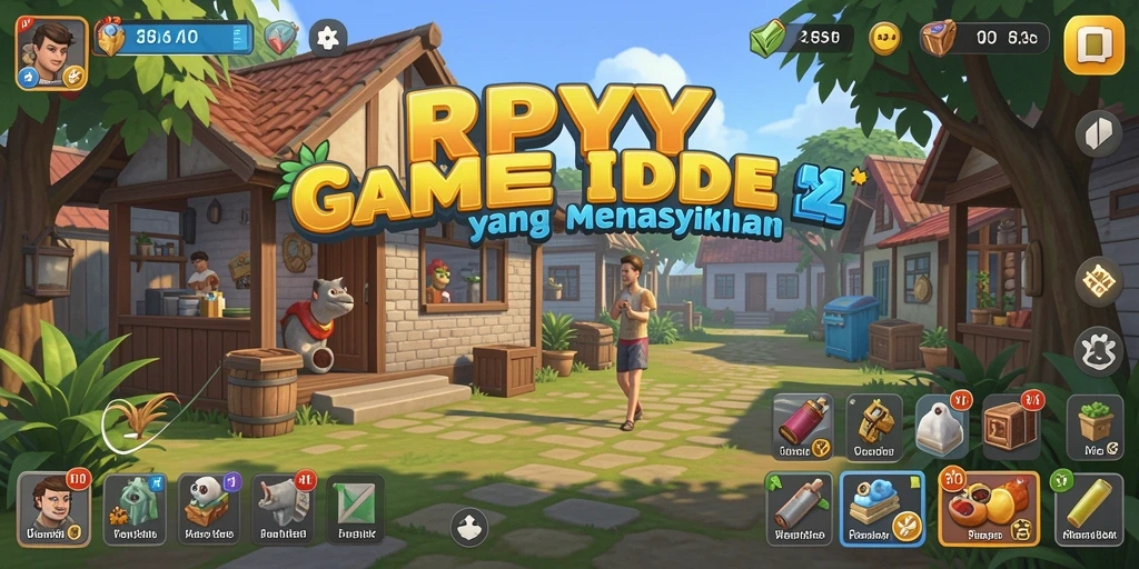 Tampilan gameplay menarik dari RPYYY dalam mode Idle.