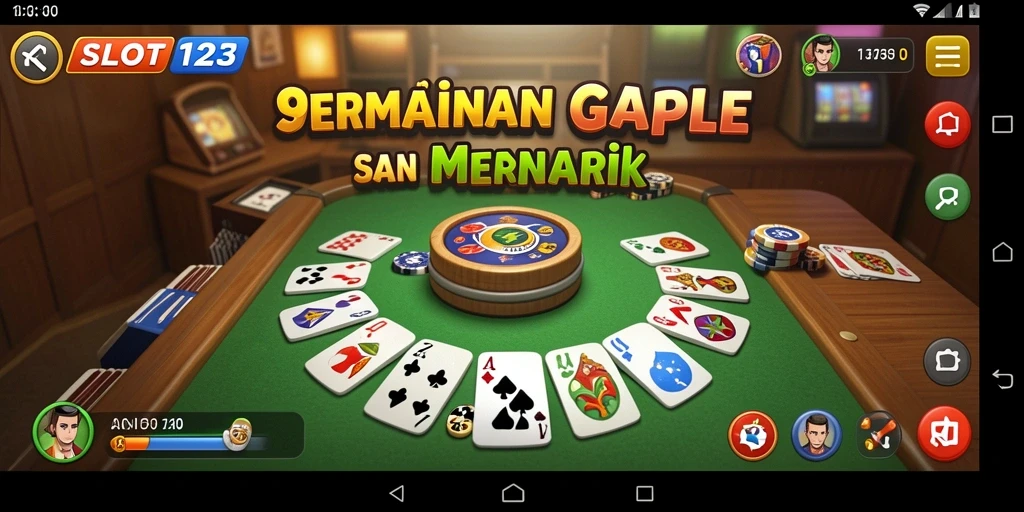 Tampilan gameplay seru dan interaktif di SLOT123.
